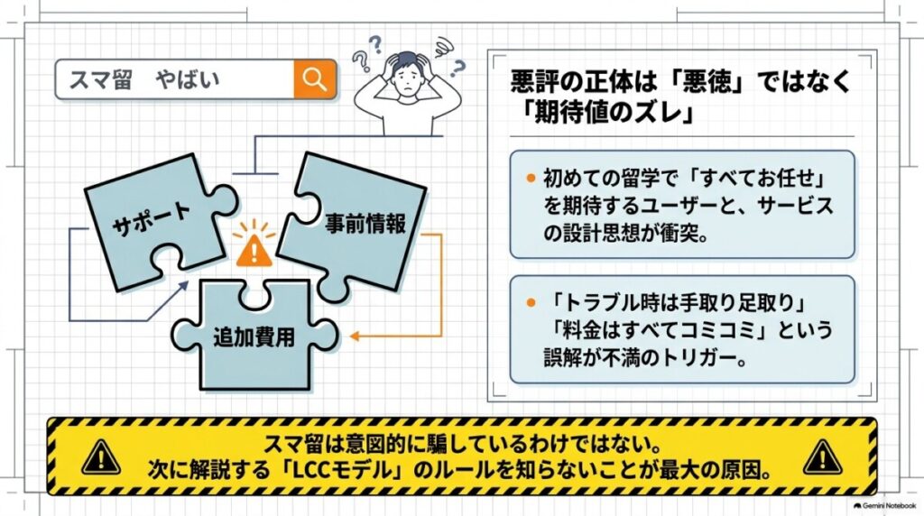 スマ留の口コミ評判から直撃！「最悪」「危険」と言われる噂の正体はLCC型ゆえの宿命か？