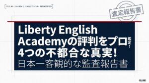 Liberty English Academyの評判をプロ鑑定！4つの不都合な真実