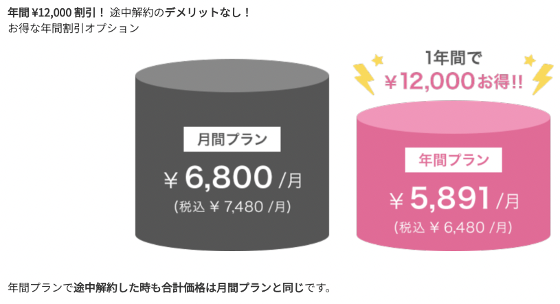 年間割引オプション
