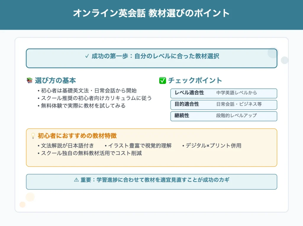教材選びのポイント