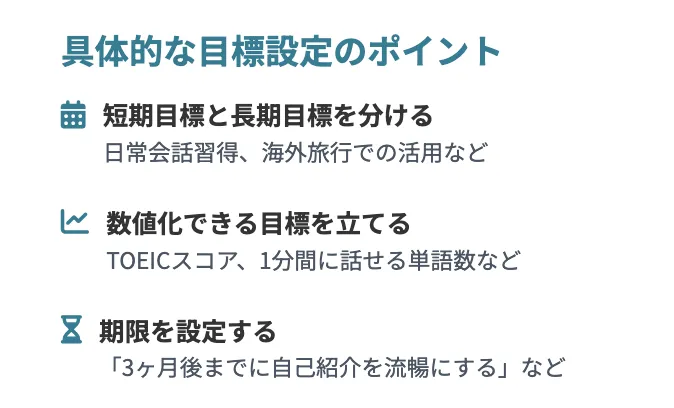 学習の目的を明確にする