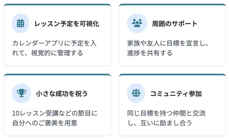 学習の目的を明確にする